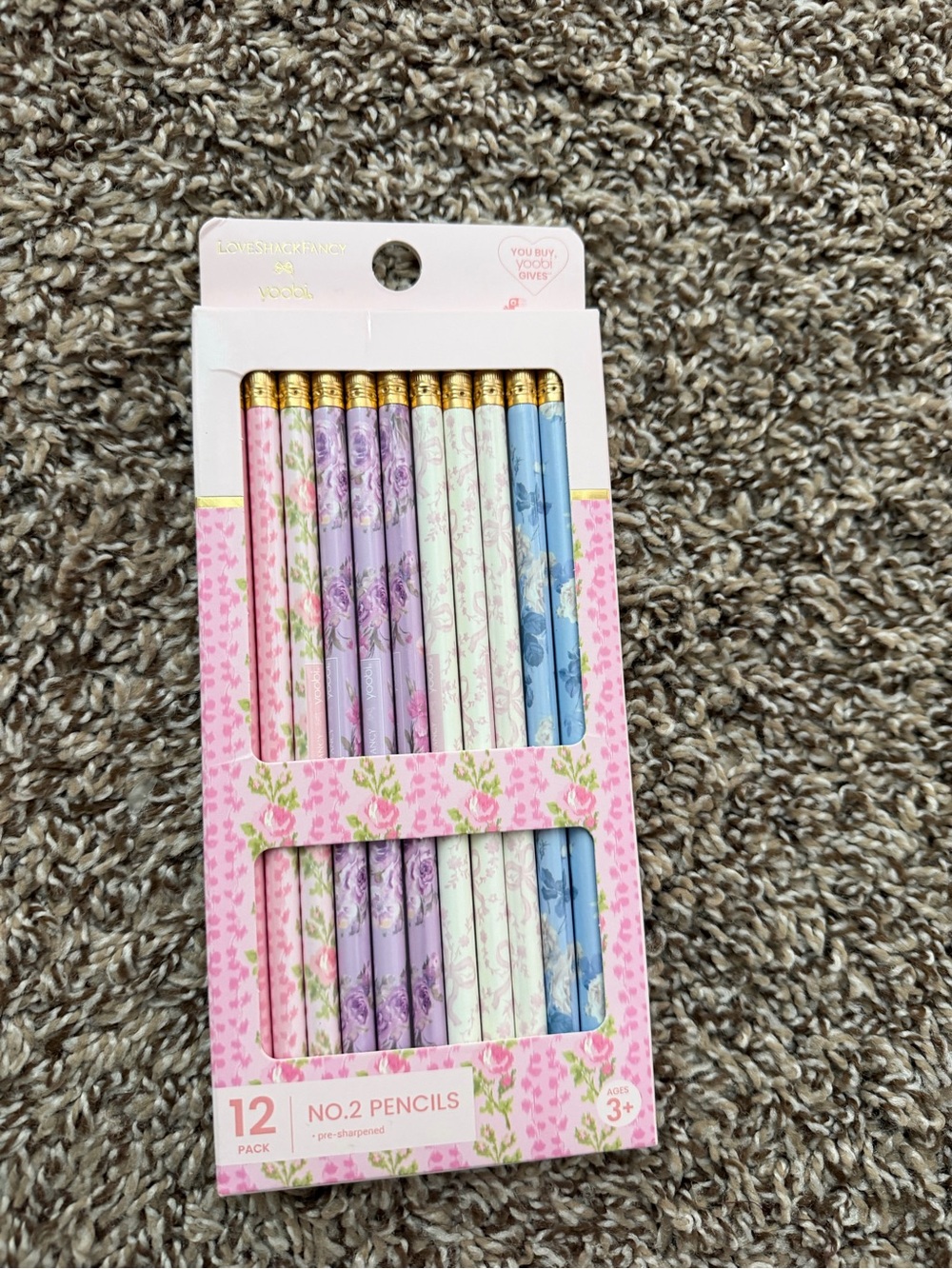 LoveShackFancy YOOBI Floral No.2 Pencil Set